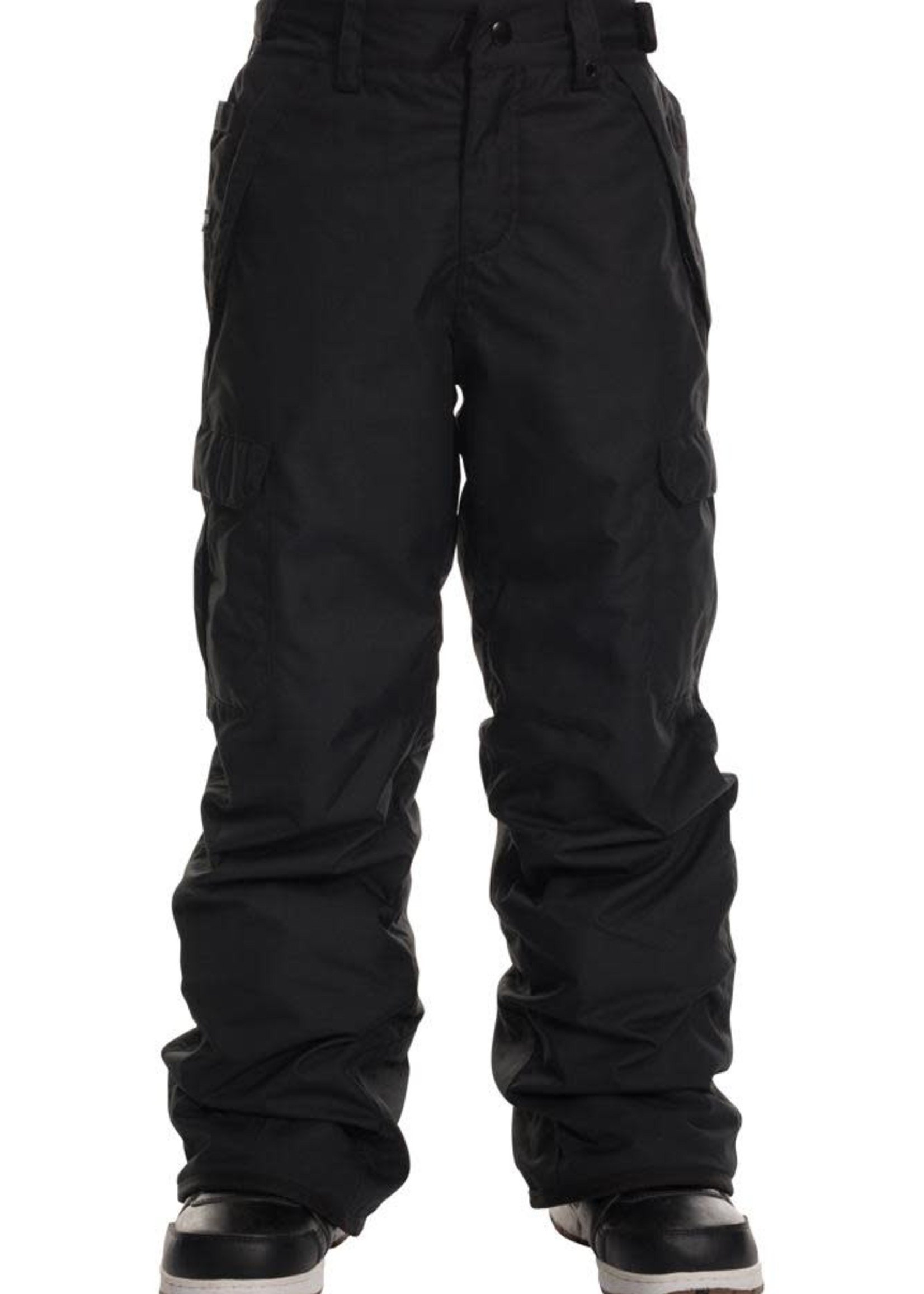 686 2020 686 Boy's Infinity Cargo Insulated Pant Black Size Extra Small