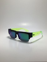 Spy Cyrus 5050 Soft Matte Black Translucent Green - HD Plus Gray Green with Green Spectra Mirror