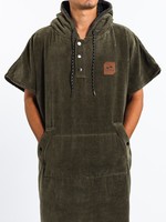 Slowtide THE DIGS PONCHO - GREEN S/M