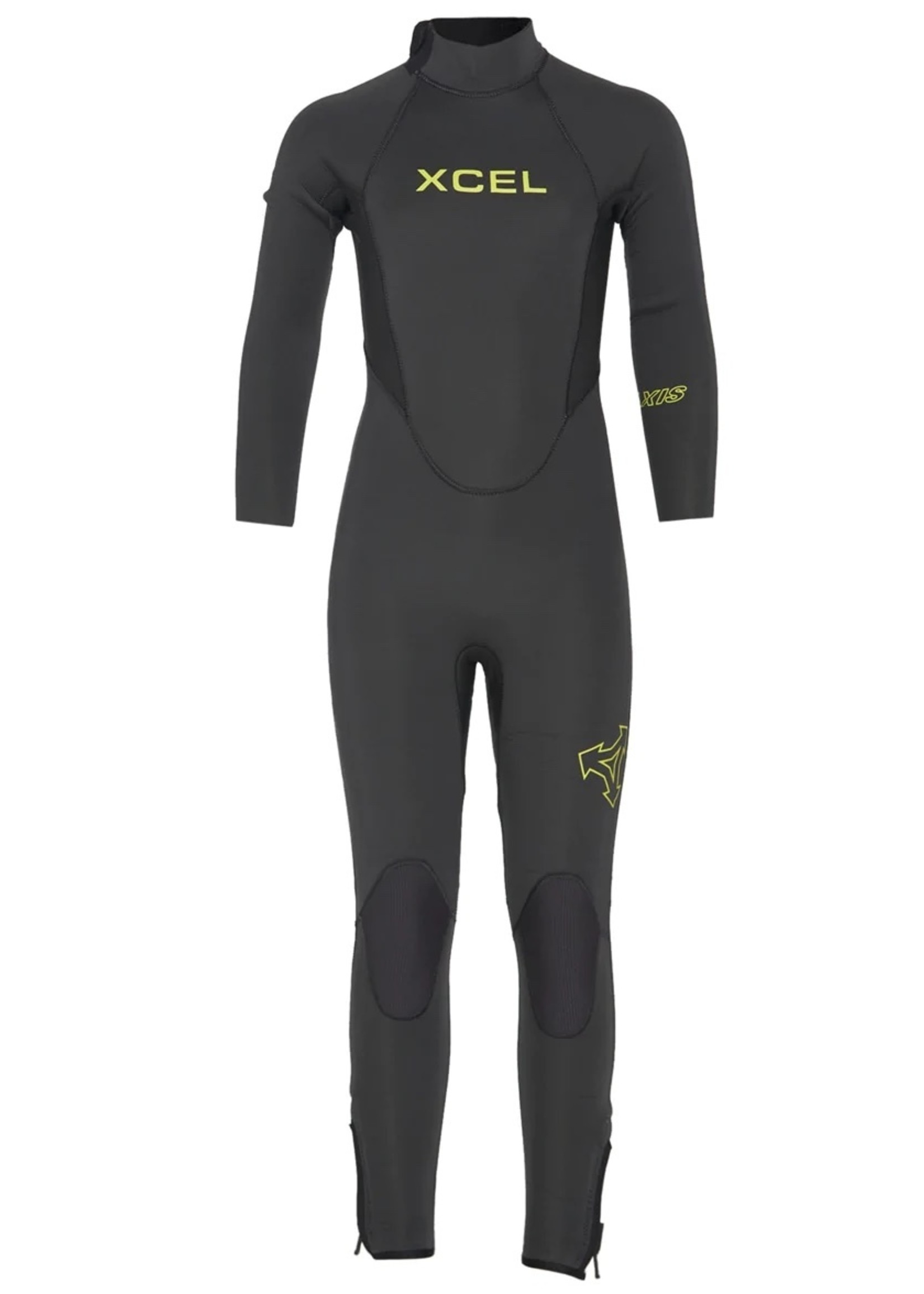 Xcel Youth Axis Back Zip 4/3 Graphite