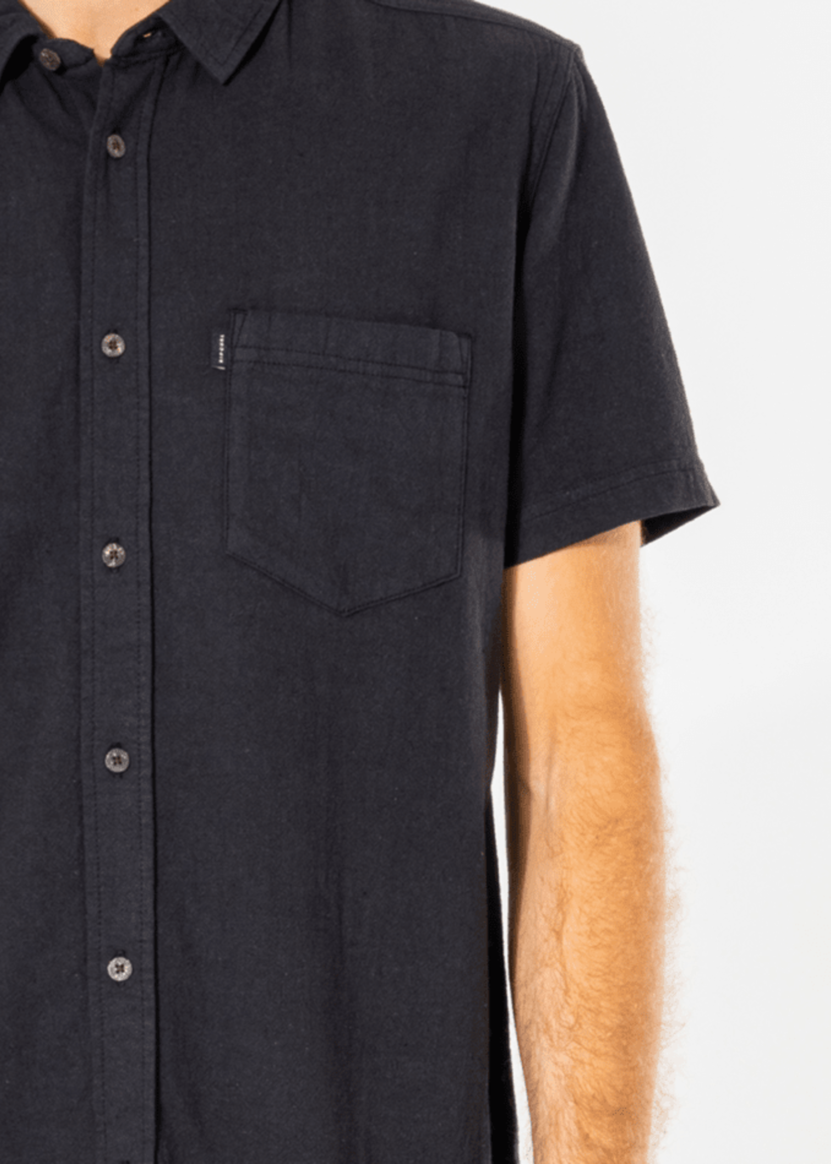 RIP CURL Rip Curl Washed S/S Shirt Black