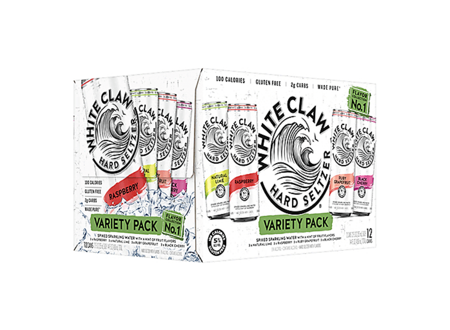 WHITE CLAW VARIETY PACK #1 12PK/12OZ CAN