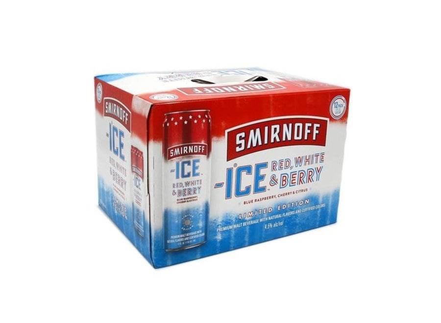 SMIRNOFF ICE RED WHITE BERRY 12PK/12OZ CAN