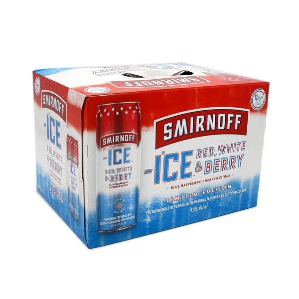 SMIRNOFF ICE RED WHITE BERRY 12PK/12OZ CAN Cork 'N' Bottle