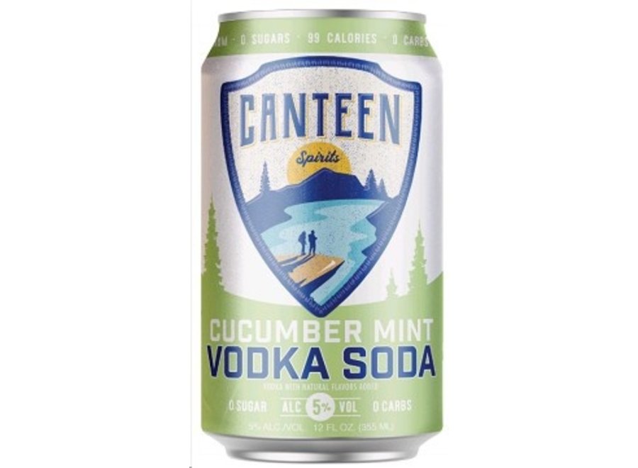 CANTEEN CUCUMBER MINT VODKA SODA 6PK/12OZ CAN