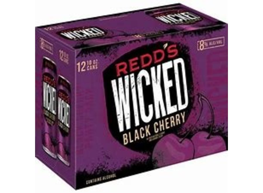 REDD’S WICKED BLACK CHERRY 12PK/12OZ CAN