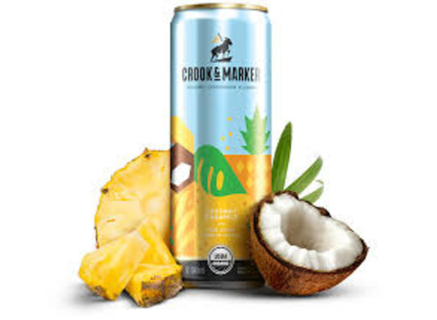 CROOK & MARKER SPIKED COCONUT 8PK/11.5OZ CAN