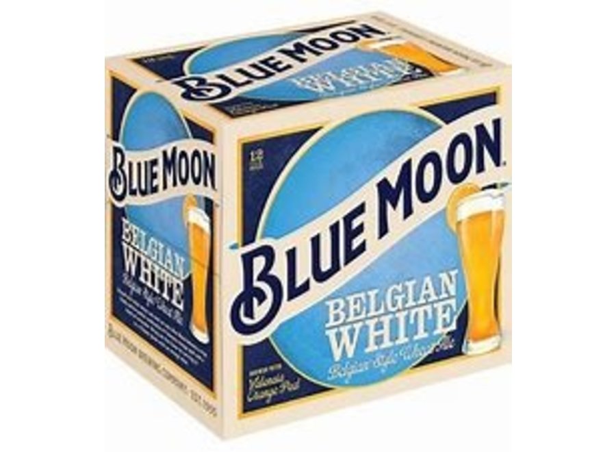 BLUE MOON BELGIAN WHITE 12PK/12OZ BOTTLE