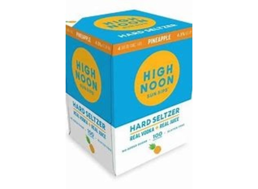 HIGH NOON PINEAPPLE SELTZER 4PK/355ML CAN