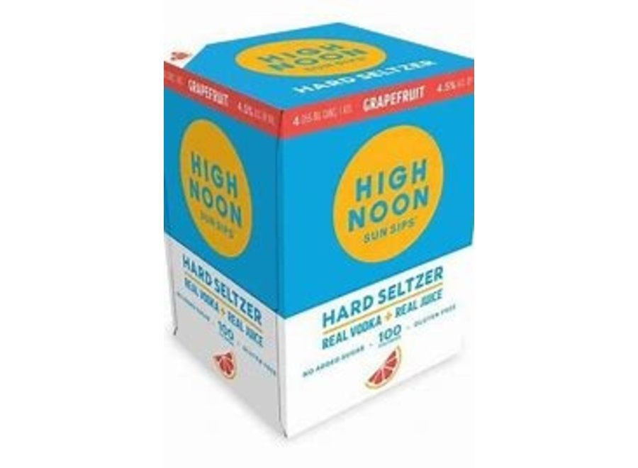 *HIGH NOON GRAPEFRUIT SELTZER 4PK/355ML CAN