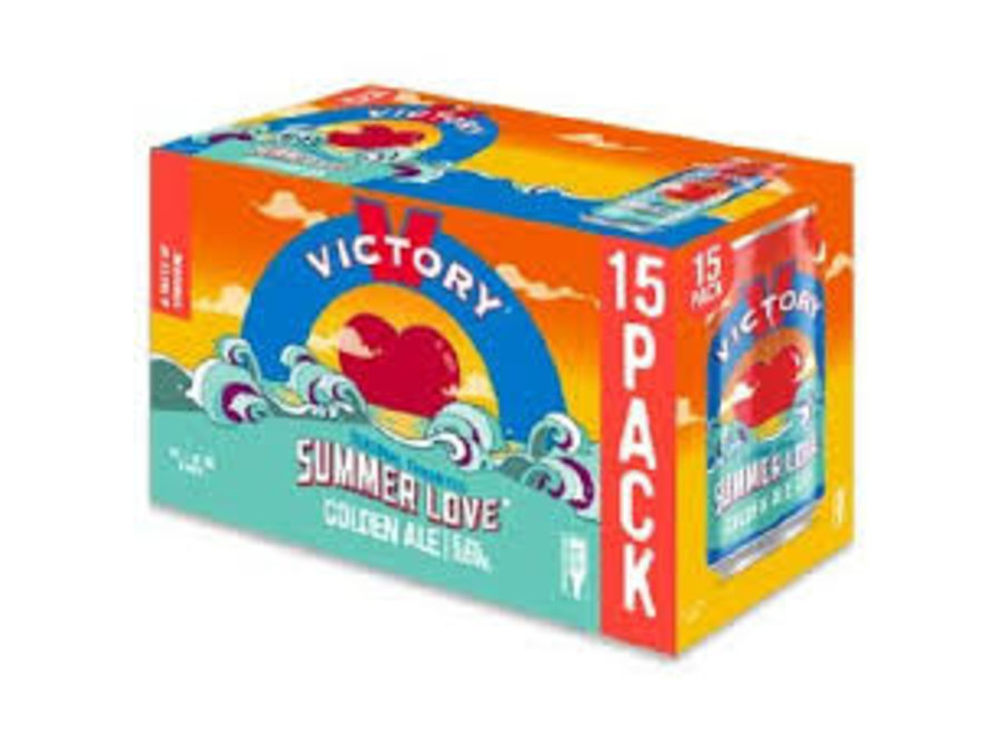 VICTORY SUMMER LOVE GOLDEN ALE 15PK/12OZ CAN