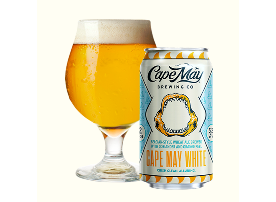 CAPE MAY WHITE WHEAT ALE 6PK/12OZ CAN