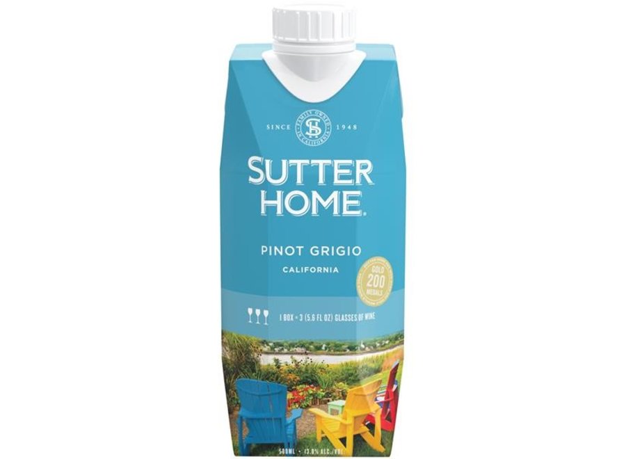 SUTTER HOME PINOT GRIGIO 500ML BOX