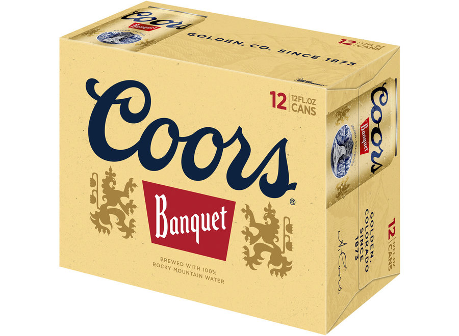 COORS BANQUET BEER 12PK/12OZ CAN