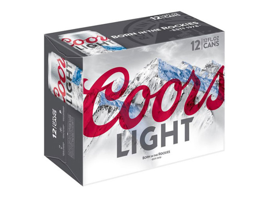 COORS LIGHT 12PK/12OZ CAN