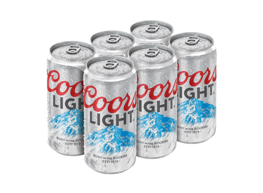 COORS LIGHT 6PK/12OZ CAN Cork 'N' Bottle