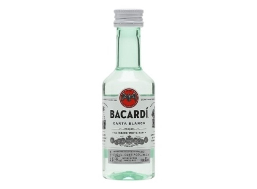 *BACARDI SUPERIOR RUM 50ML