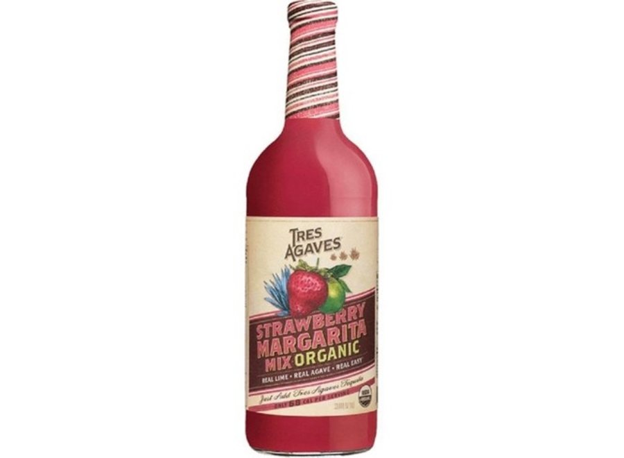 *TRES AGAVES ORGANIC STRAWBERRY MARG MIX 1L