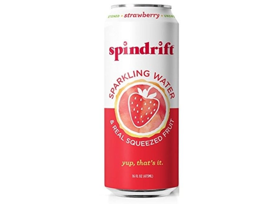 SPINDRIFT SELTZER STRAWBERRY 16OZ CAN