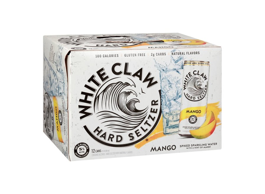 WHITE CLAW MANGO 12PK/12OZ CAN