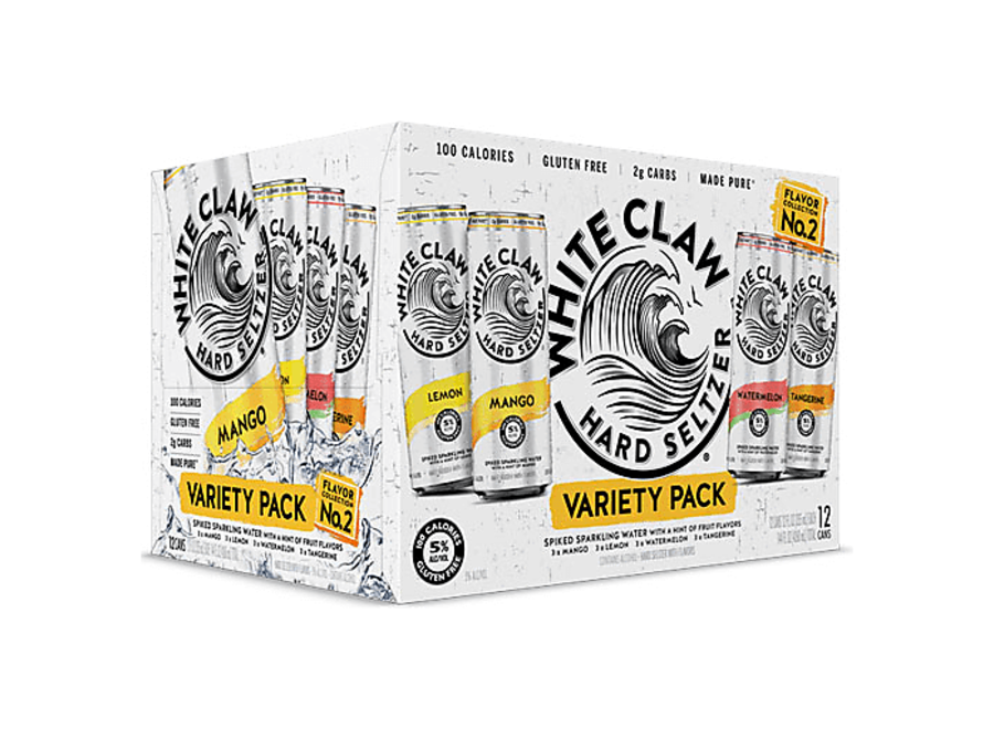 WHITE CLAW VARIETY PACK #2 12PK/12OZ CAN