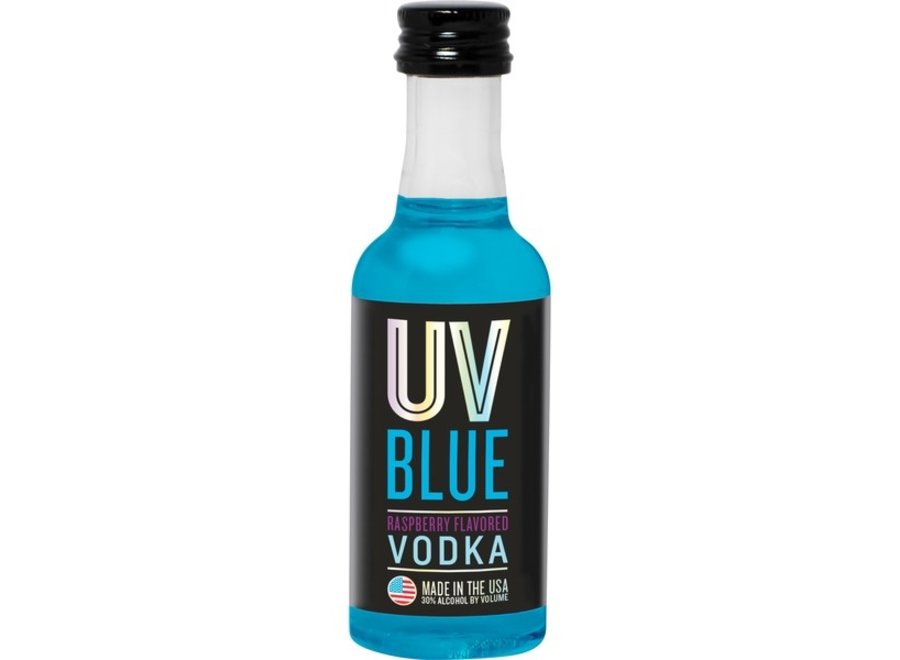 UV BLUE VODKA 50 ML Cork 'N' Bottle