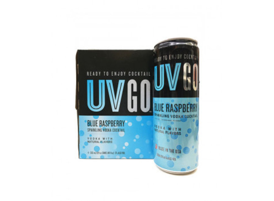 UV GO BLUE RASPBERRY 4PK/12OZ