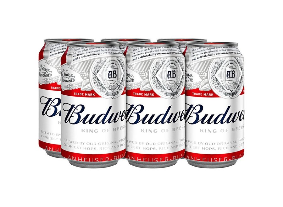 BUDWEISER 6PK/12OZ CAN