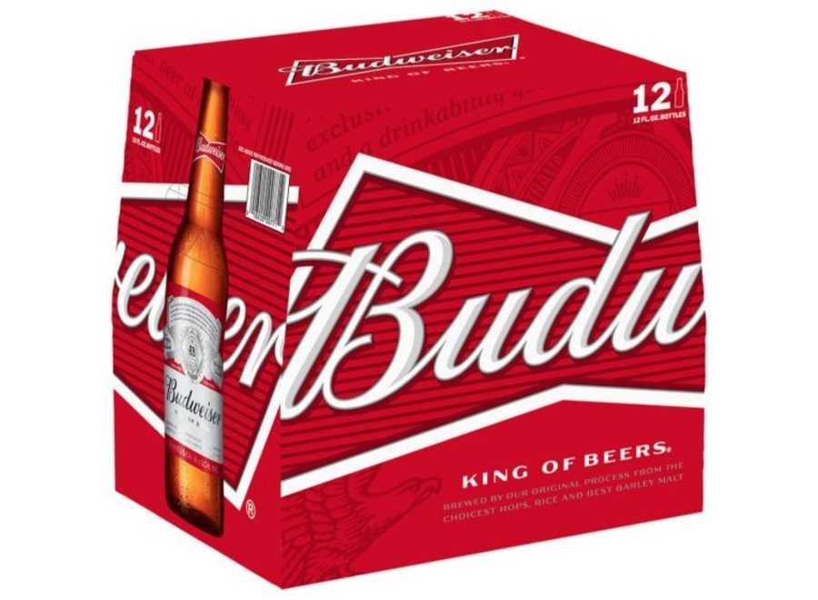 *BUDWEISER 12PK/12OZ BOTTLE