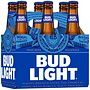 *BUD LIGHT 6PK/12OZ BOTTLE