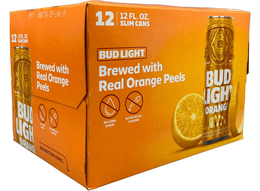 BUD LIGHT ORANGE 12PK/12OZ CAN