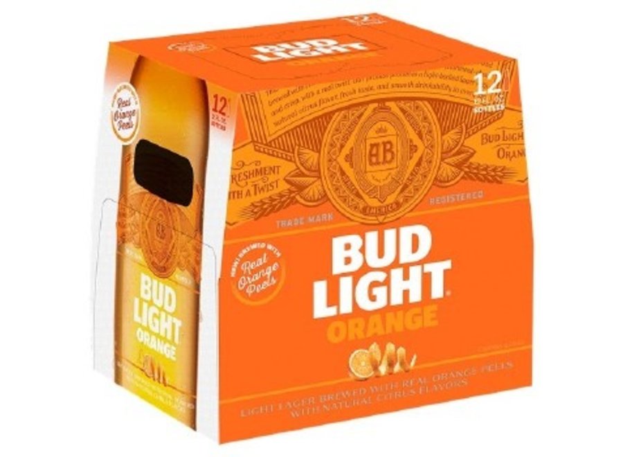 BUD LIGHT ORANGE 12PK/12OZ BOTTLE