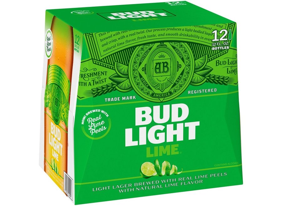 BUD LIGHT LIME 12PK/12OZ BOTTLE