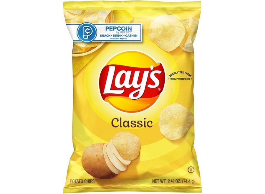 *LAYS CLASSIC CHIPS 2.25 OZ