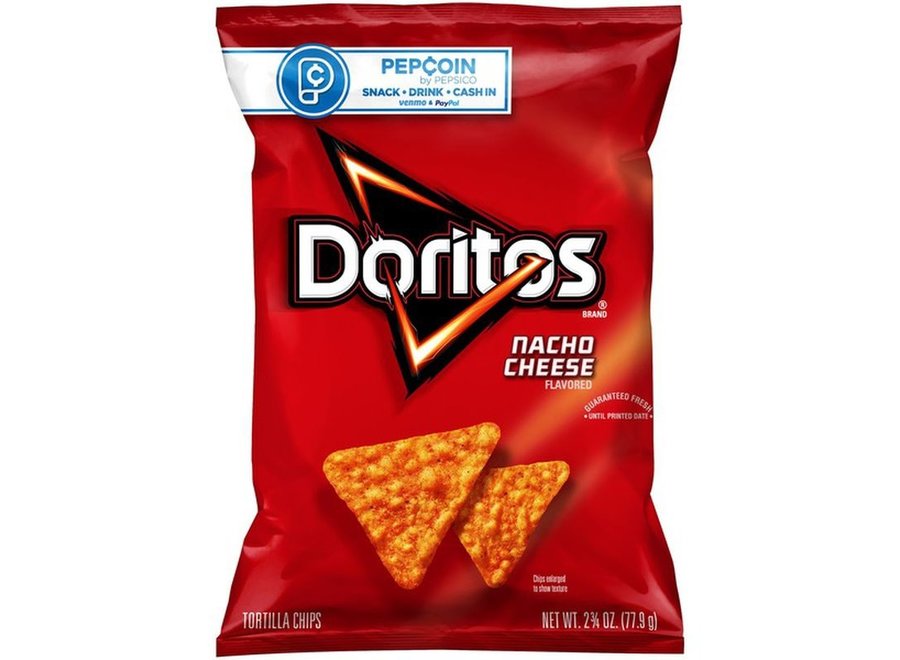 DORITOS NACHO CHEESE 2.5OZ - Cork 'N' Bottle