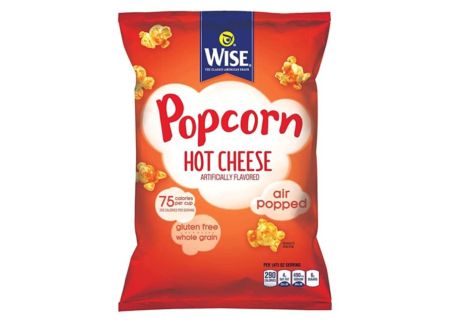 WISE POPCORN HOT CHEDDAR 4.5OZ