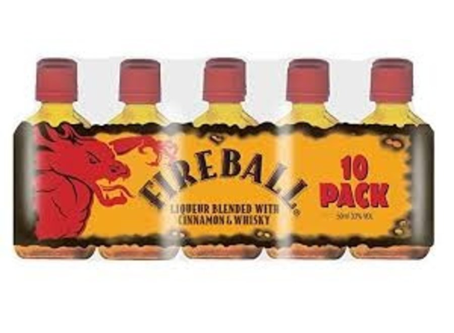 *FIREBALL BRICK 10 PK/ 50 ML