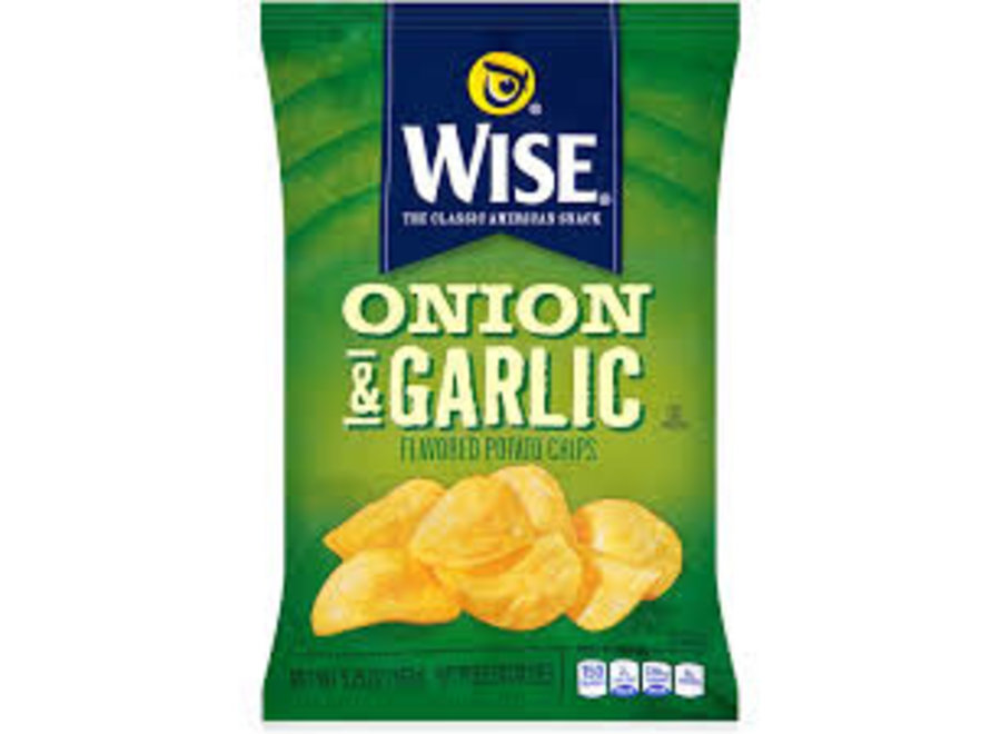 WISE ONION GARLIC CHIP 5.75OZ