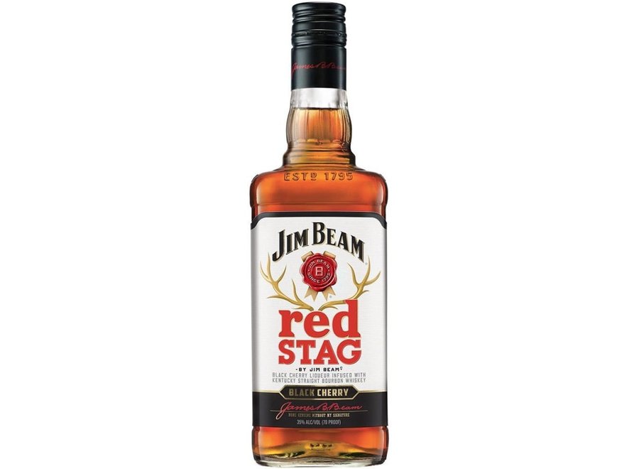 *JIM BEAM RED STAG BLACK CHERRY 750ML
