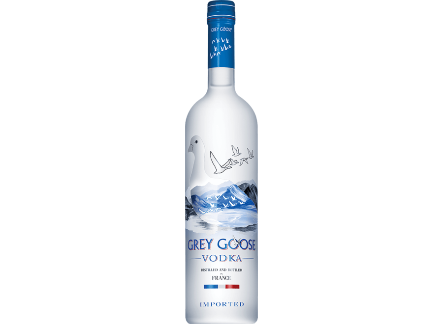 Grey Goose Vodka Empty Bottle 1.75 Liter & 750ml Original Cork, Display Bar  Ware