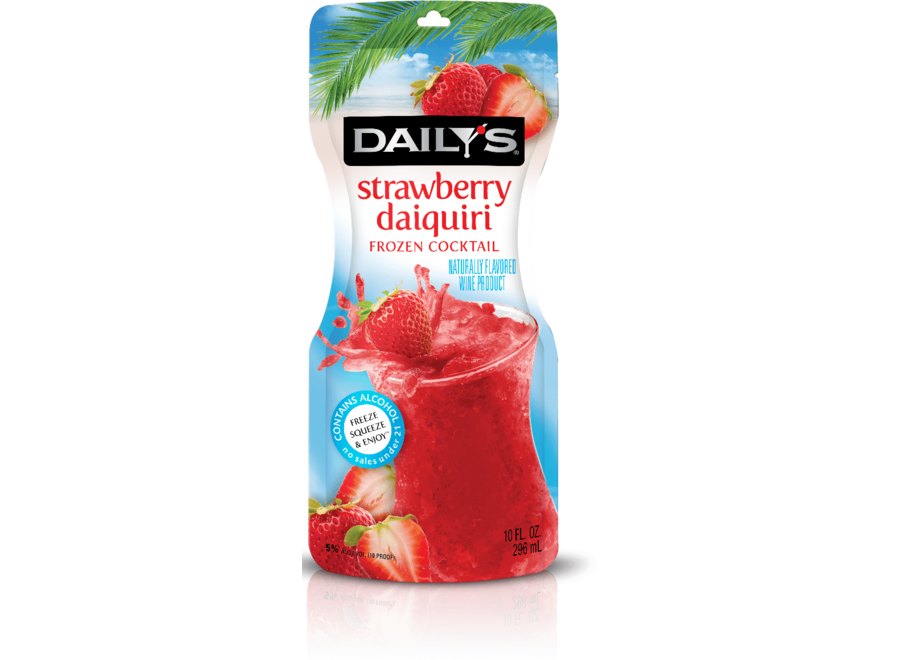 DAILY'S STRAWBERRY DAIQUIRI FROZEN COCKTAIL 10OZ