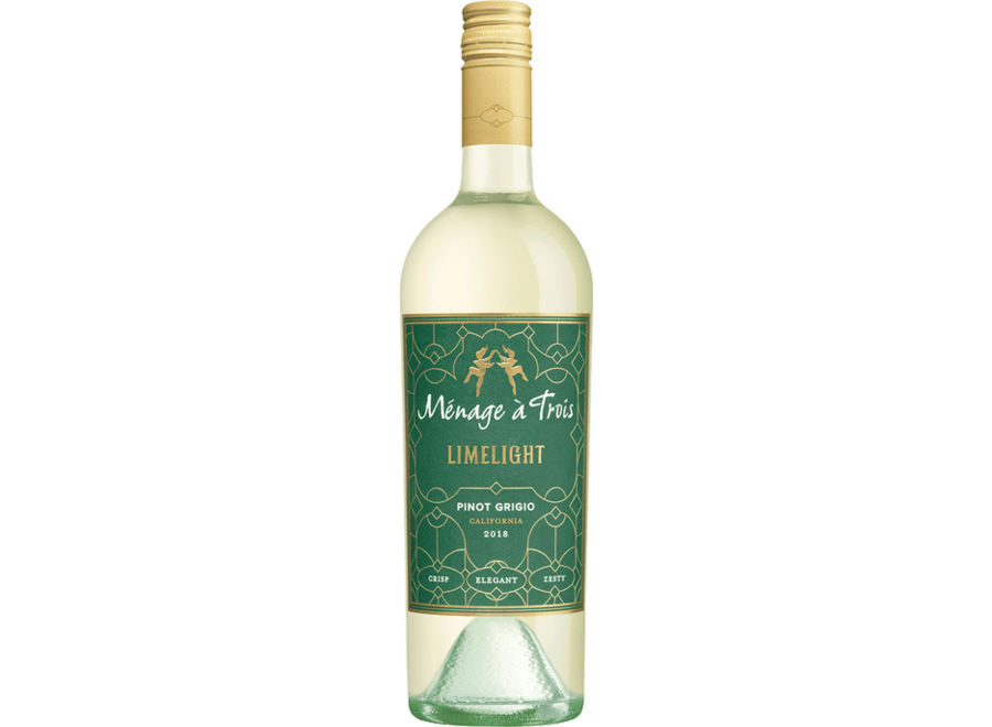 MENAGE A TROIS LIMELIGHT PINOT GRIGIO 750 ML