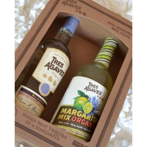 TRES AGAVES TEQUILA BLANCO 750ML MIX PACK Cork 'N' Bottle