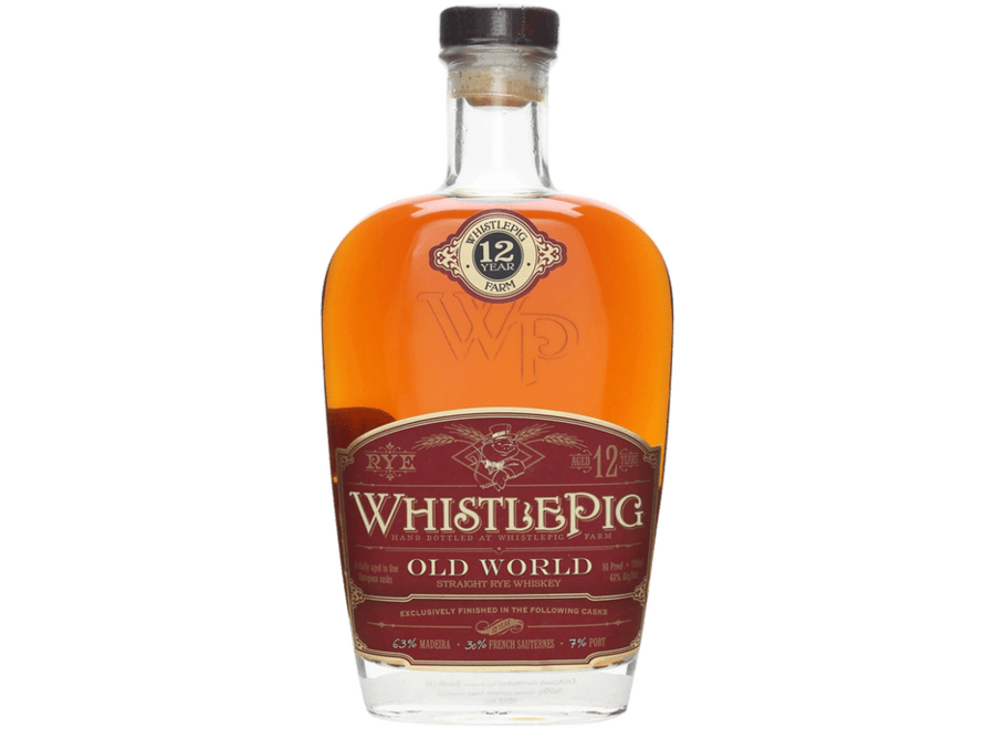 WHISTLEPIG OLD WORLD RYE WHISKEY 12YR 750ML