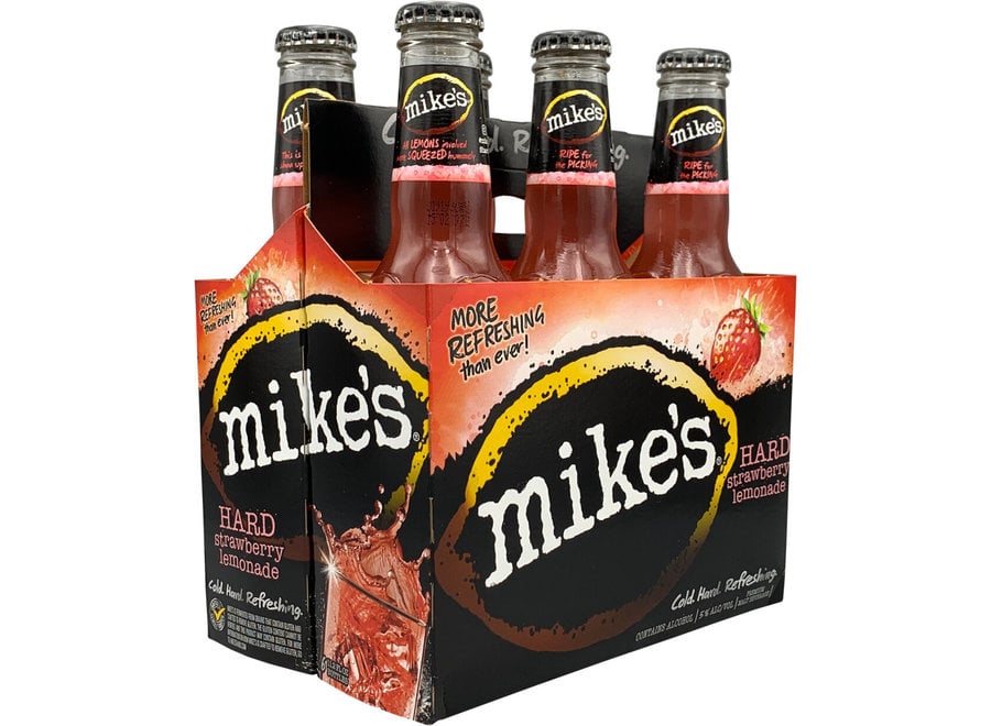 MIKES HARD STRAWBERRY LEMONADE 6PK/11.2OZ - Cork 'N' Bottle