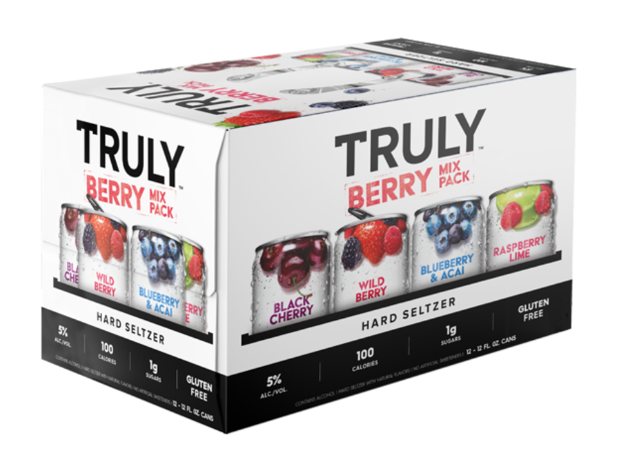 TRULY HARD SELTZER BERRY VARIETY 12PK/12OZ CAN