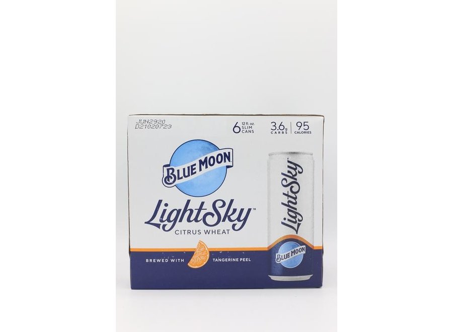 BLUE MOON LIGHT SKY 6PK/12OZ CAN
