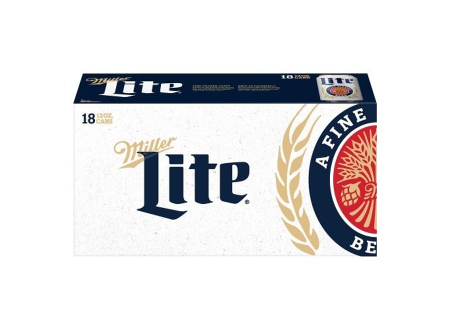 MILLER LITE 18PK/12OZ CAN