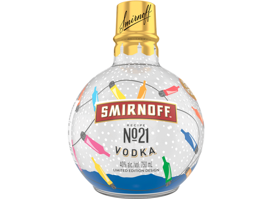 SMIRNOFF VODKA ORNAMENT 750ML