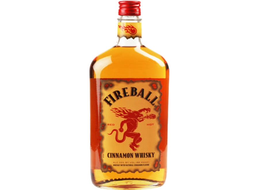 FIREBALL CINNAMON WHISKEY GLASS  1.75L